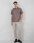 HADID SHIRT SHORT SLEEVE (BURNT ORANGE)